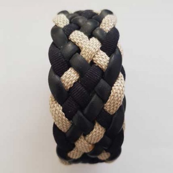 0.80 m&egrave;tre cuir tress&eacute; n&deg;17 30 mm