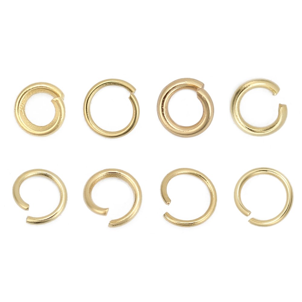 10 Junction Rings 06 mm 02 Open Dorado