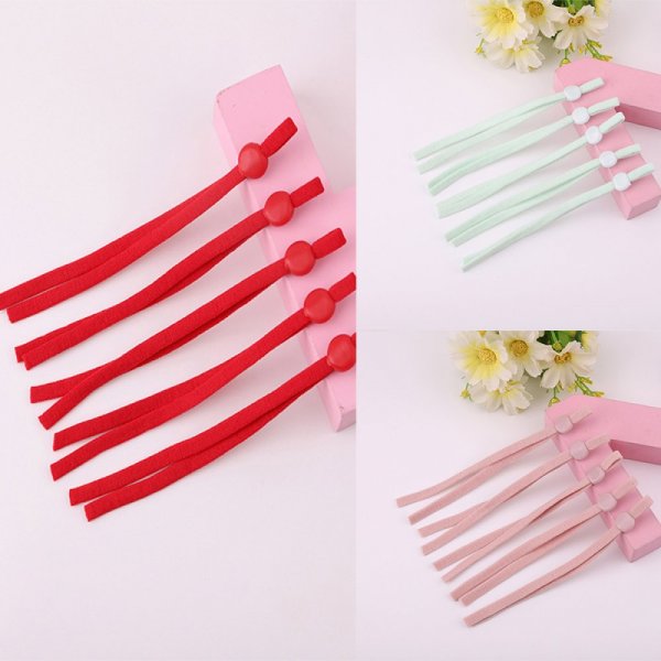 10 cintas el&aacute;sticas rojas con hebilla ajustable para m&aacute;scaras...