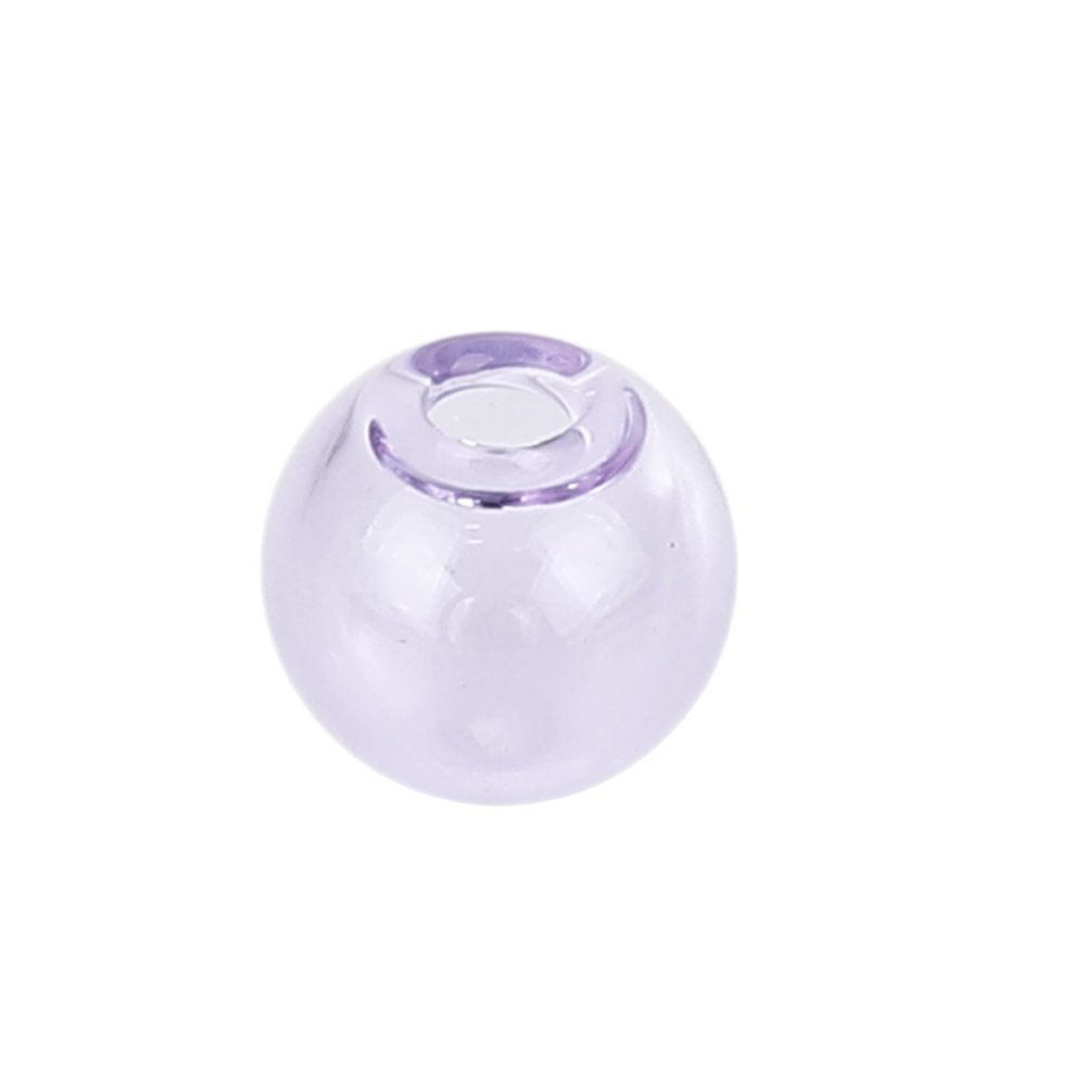 10 Bolas de vidrio redondas 12mm Morado para rellenar