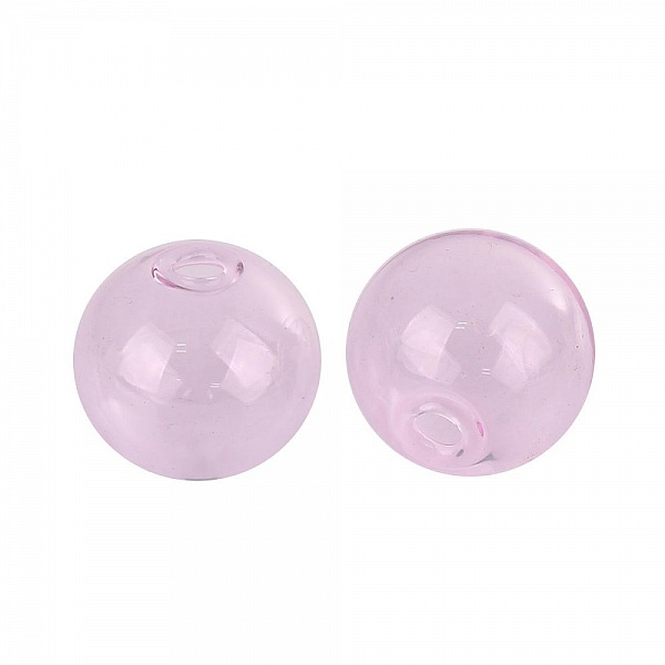 10 Bolas de cristal redondas de 12 mm Rosa para rellenar