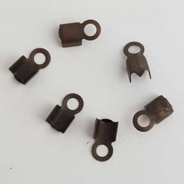 10 Embouts &agrave; coller Serres Cordons 4 x 4 mm N&deg;03