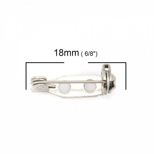 10 Soportes de husillo 18mm Acero inoxidable N&deg;01