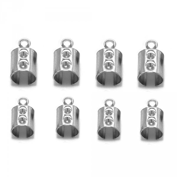 10 puntas de acero inoxidable para aplastar, pellizcar, doblar y pegar de 3 mm x 8 mm