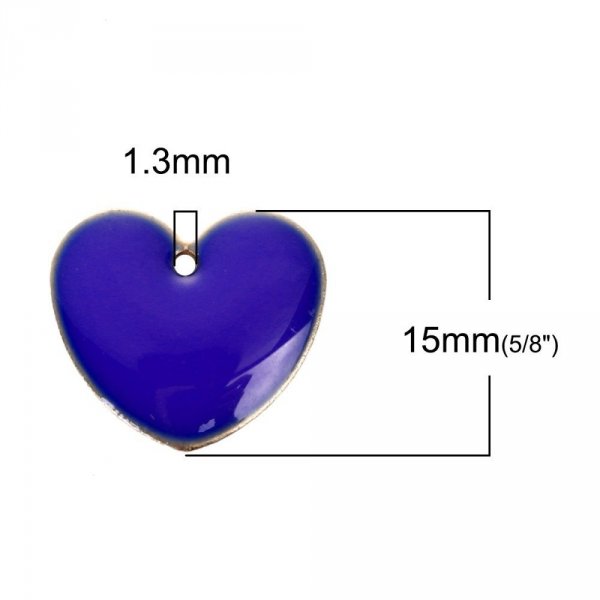 10 lentejuelas plateadas esmaltadas doble cara coraz&oacute;n N&deg;02