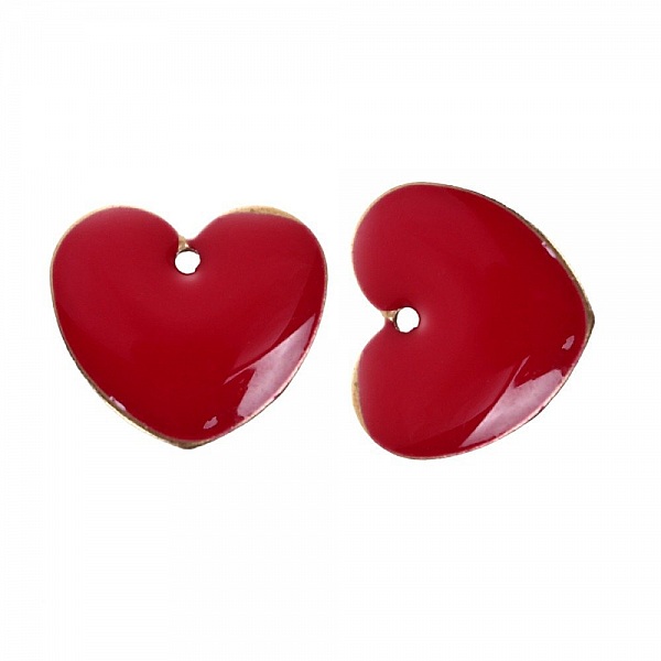 10 lentejuelas plateadas esmaltadas doble cara coraz&oacute;n N&deg;03