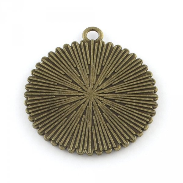 10 x 25mm bronce cabuj&oacute;n titulares, cabuj&oacute;n colgantes 31AB