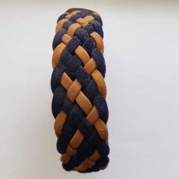 1.86 m&egrave;tre cuir tress&eacute; n&deg;20 30 mm