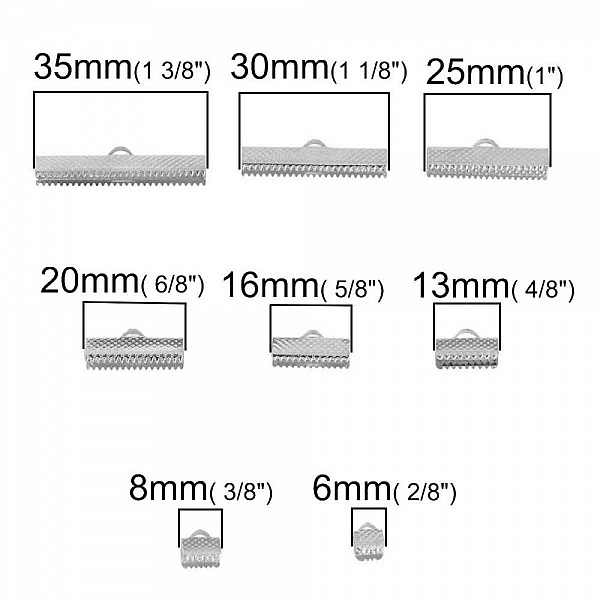 160 Cierres 06 a 35 mm Plata