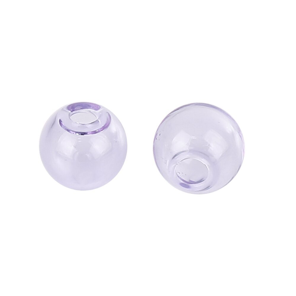 1 Bola de cristal redonda para rellenar 20mm Morado