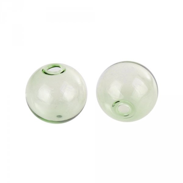 1 bola de cristal redonda de 20 mm Verde para rellenar
