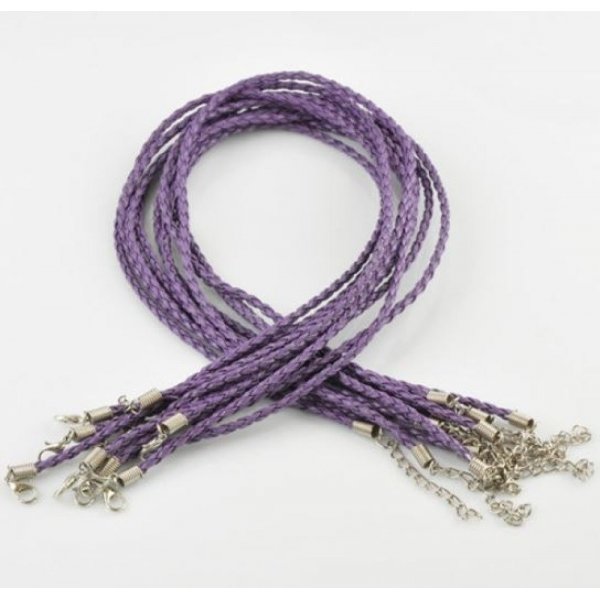 1 Cord&oacute;n trenzado N&deg;07 - Soporte de collar de 3 mm de di&aacute;metro