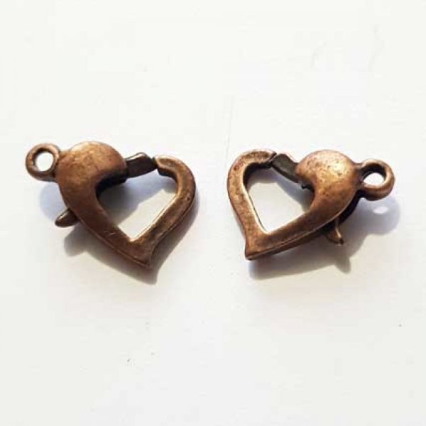 1 mosquet&oacute;n coraz&oacute;n 13 mm