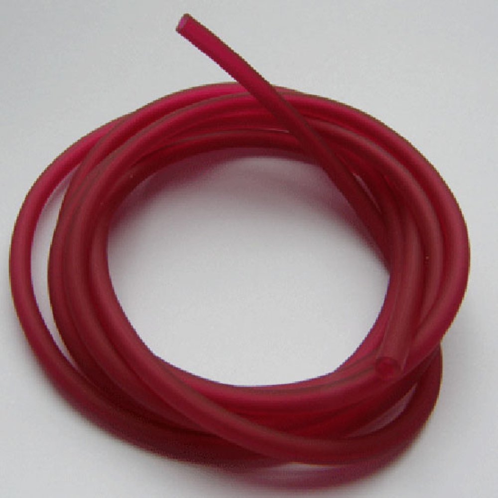 Cordón hueco de pvc de 1 metro 3 mm Fushia oscuro