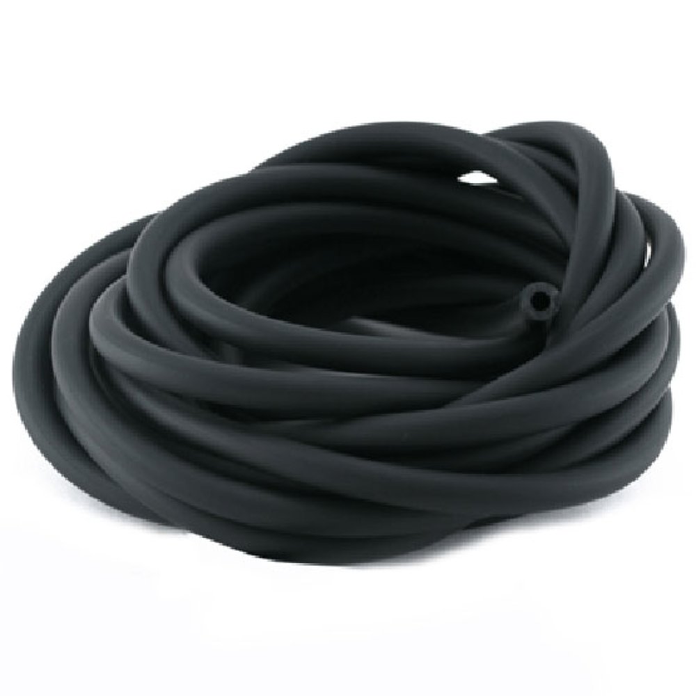 Cordón hueco de pvc de 1 metro 3 mm Negro