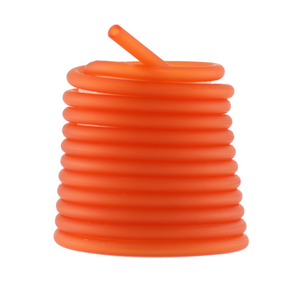 Cordón hueco de PVC de 1 metro 3 mm Naranja