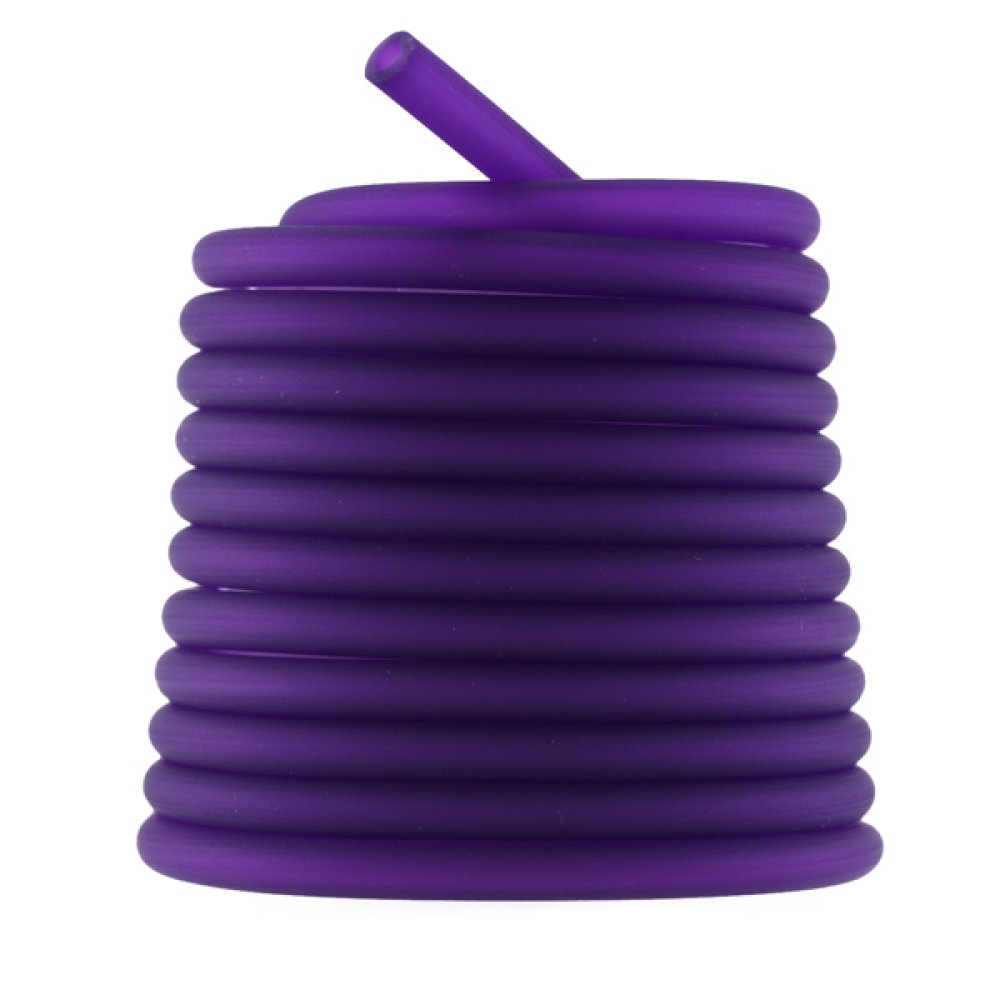 Cordón hueco de pvc de 1 metro 5 mm Morado