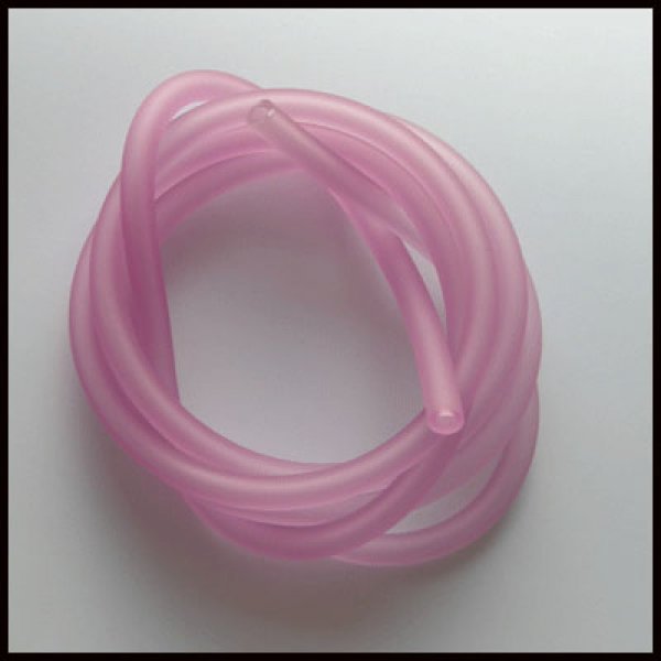 Cord&oacute;n hueco de pvc de 1 metro 5 mm Violeta Rosa