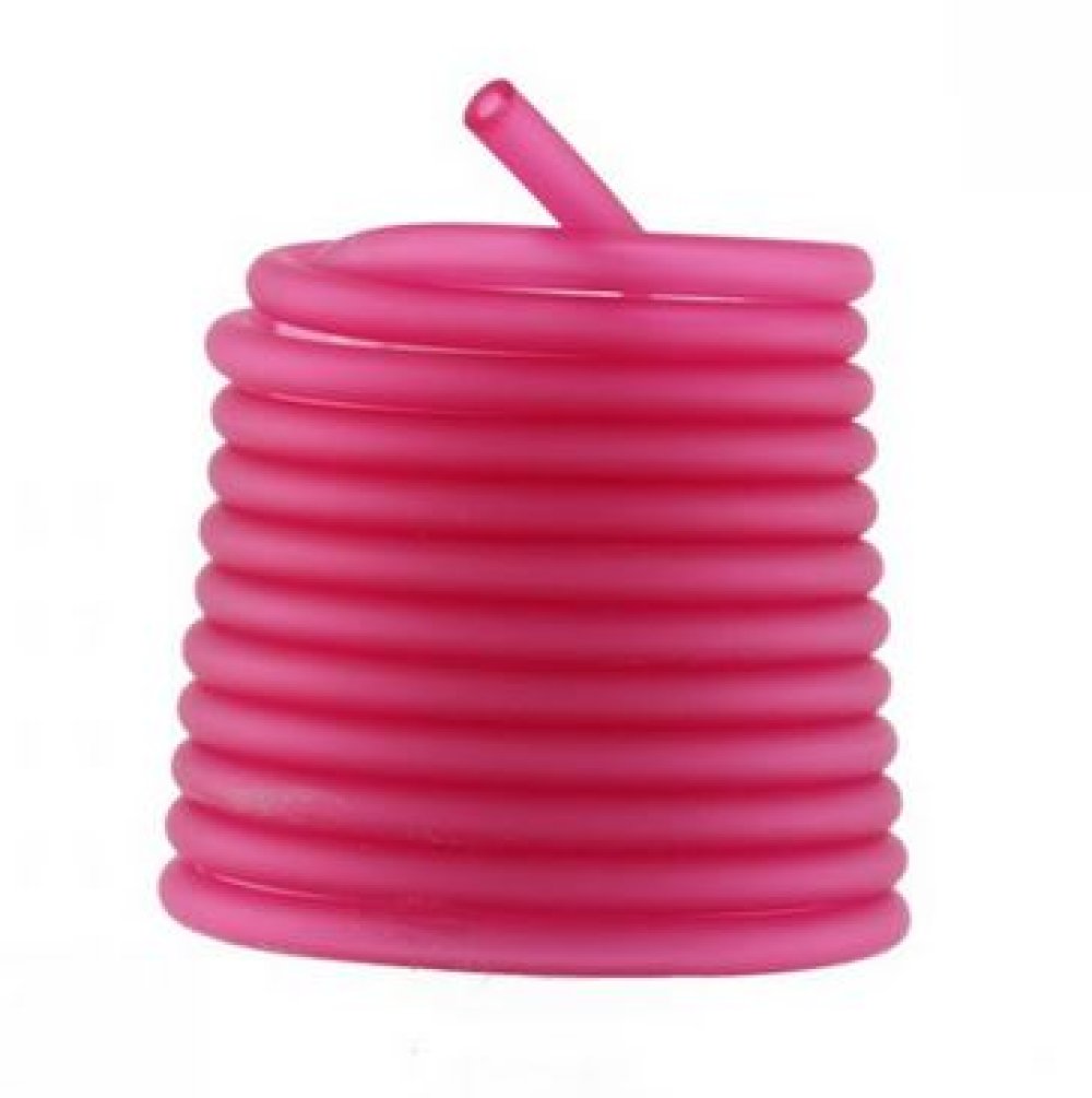1 metro de cordón hueco de PVC 6,5 mm Fushia Medium