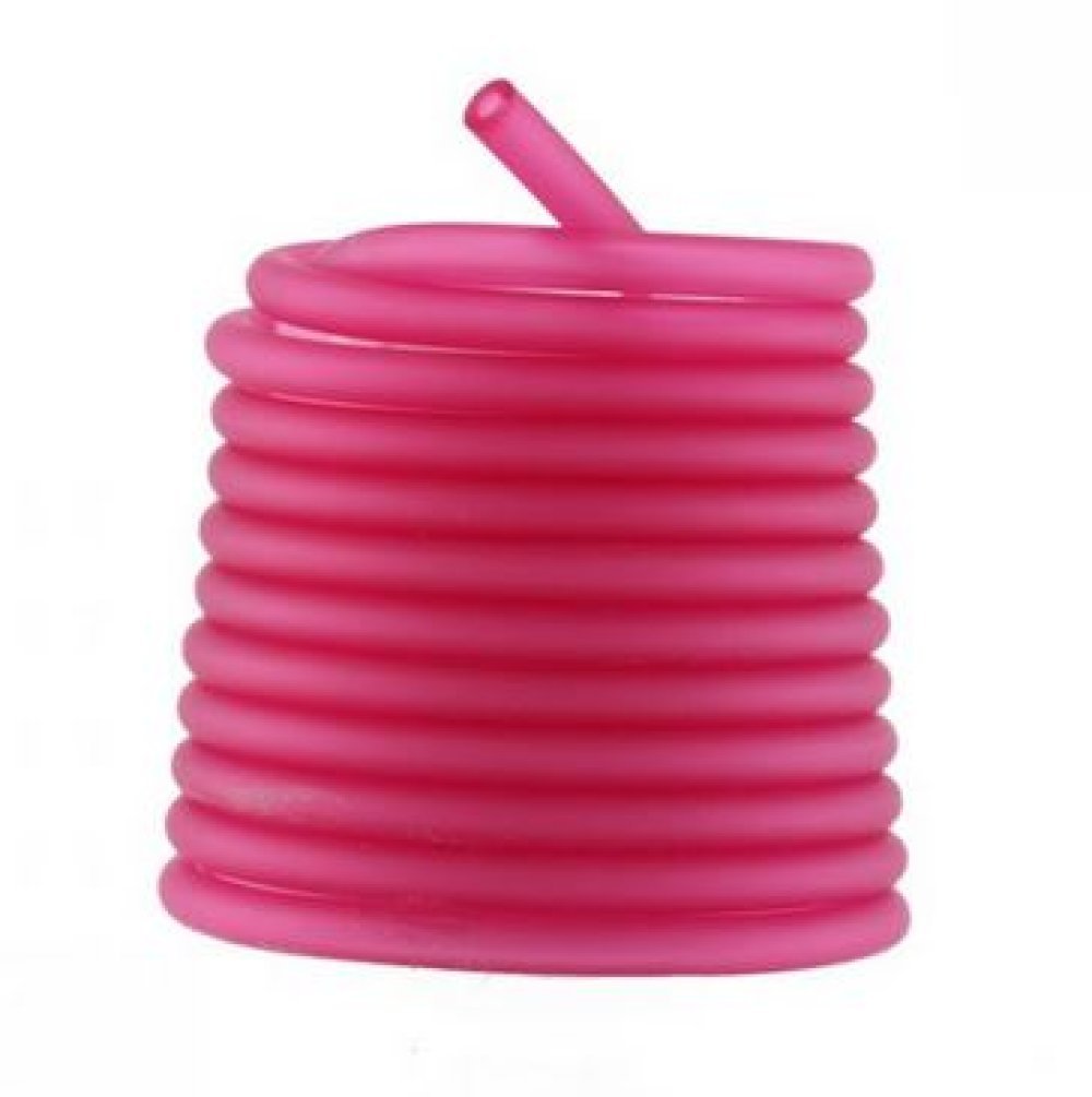 1 metro de cordón hueco de PVC 6,5 mm Fushia Medium