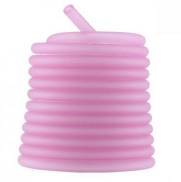 Cord&oacute;n hueco de PVC de 1 metro 6,5 mm Violeta Rosa