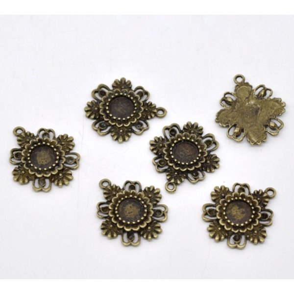 1 soporte para cabuj&oacute;n 08 mm N&deg;06 Bronce