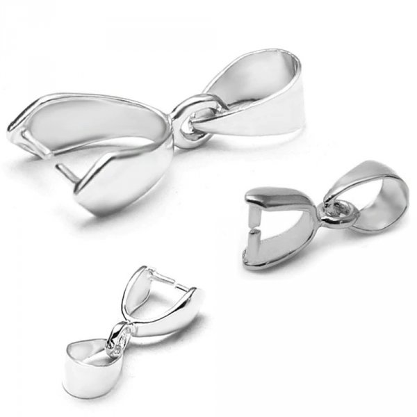 1 anilla soporte cabuj&oacute;n 18 mm Plata N&deg;04