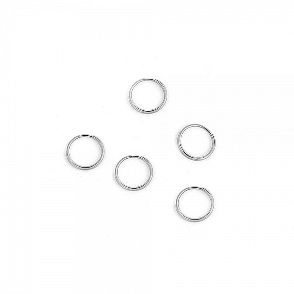 20 Anillos de uni&oacute;n dobles 08 mm Inoxidable