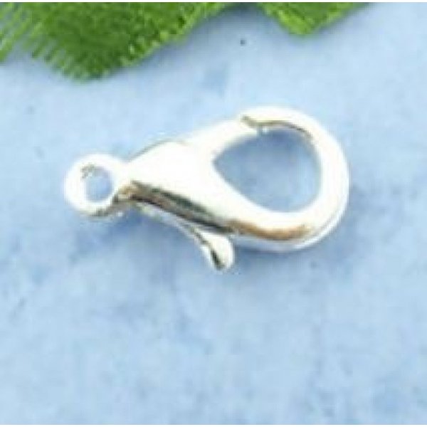 20 Mosquetones 12 x 07 mm Plata