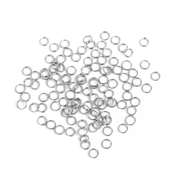 2 Anillos de uni&oacute;n dobles 05 mm Inoxidable