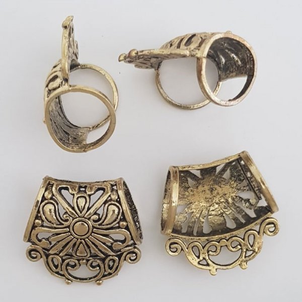 2 Lazos de bufanda N&deg;58 Oro