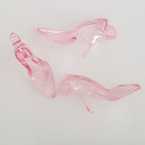 Zapato 3 Charms N&deg;33 Rosa