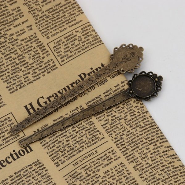 3 marcap&aacute;ginas regla cabuj&oacute;n 20 mm N&deg;02 Bronce