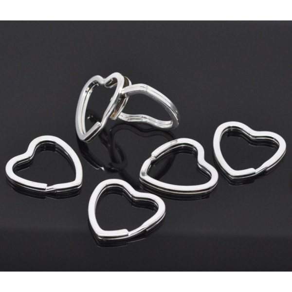 Llavero en forma de coraz&oacute;n 31 x 31 mm