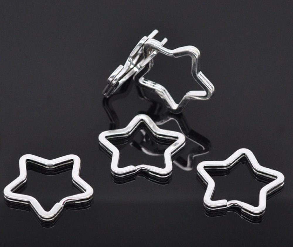 Llavero en forma de estrella 34 x 33 mm