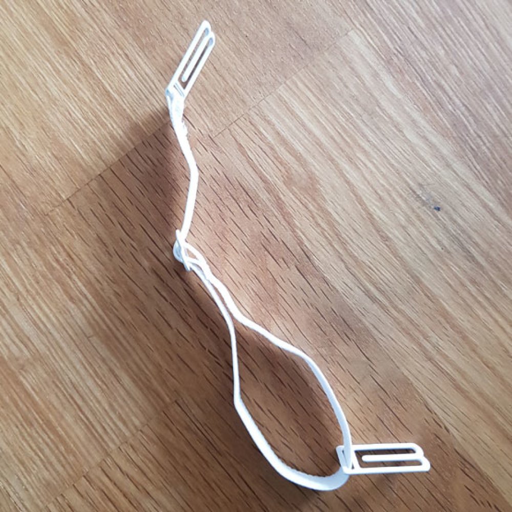 Correa elástica Extensión de máscara ajustable Gancho para la oreja Extensión de máscara Fushia