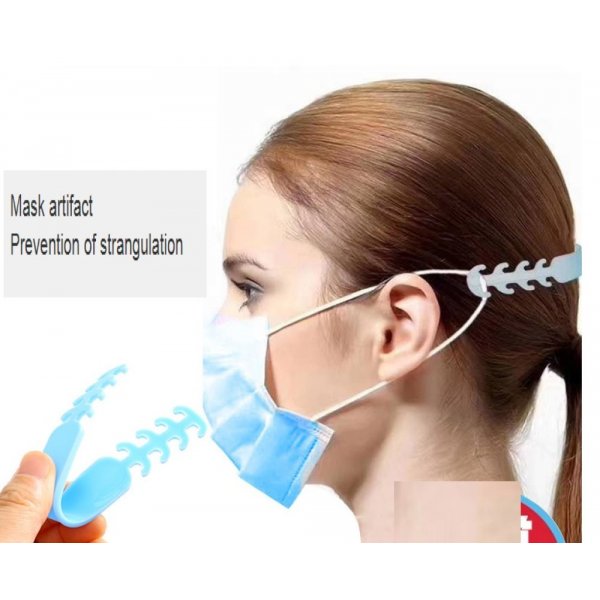 Correa el&aacute;stica Protector auricular ajustable, resistente al dolor de o&iacute;dos Amarillo