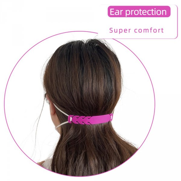 Cinta el&aacute;stica Protector auricular ajustable para m&aacute;scara N&deg;02 Fushia