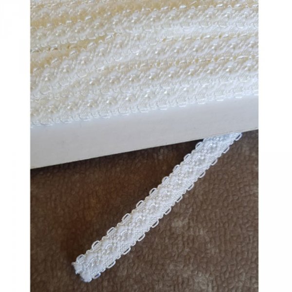 Por metros El&aacute;stico blanco fantas&iacute;a 11 mm.