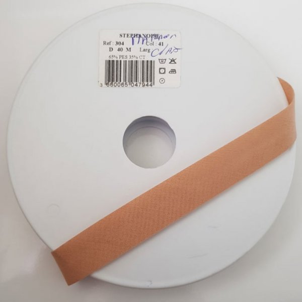 Bies liso todo textil 1 Cuello metro 41 Marr&oacute;n claro 01