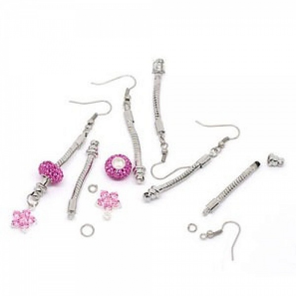 Pendiente con hilo 01