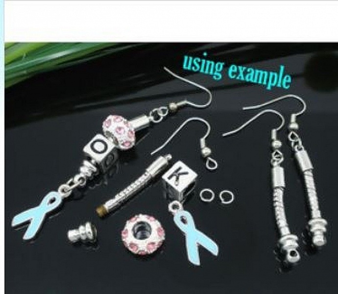 Pendiente con hilo 01