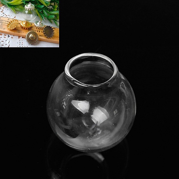 Bolas de vidrio globo 01 35 mm 5 piezas para rellenar