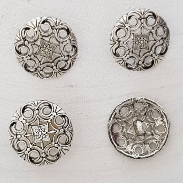 Bot&oacute;n Plata N&deg;16 21 mm Redondo