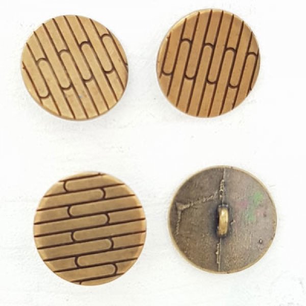 Bot&oacute;n Oro N&deg;17 Redondo 21 mm