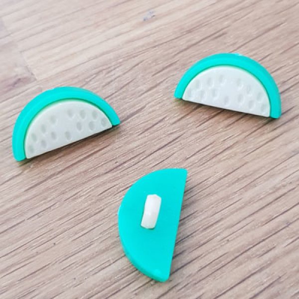 Bot&oacute;n de fantas&iacute;a sand&iacute;a patr&oacute;n para los ni&ntilde;os N &ordm; 02 blanco