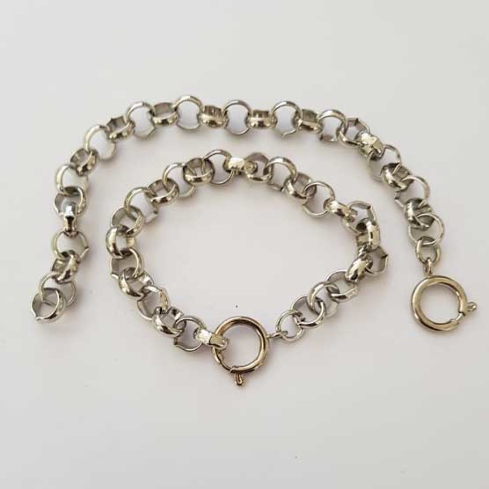 Bracelet Chaine Argent de 20 cm N°03