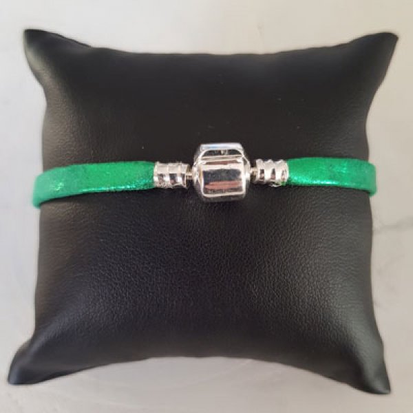 Pulsera clip lisa europea Uni 04 DE 15 A 23 CM Lam&eacute;