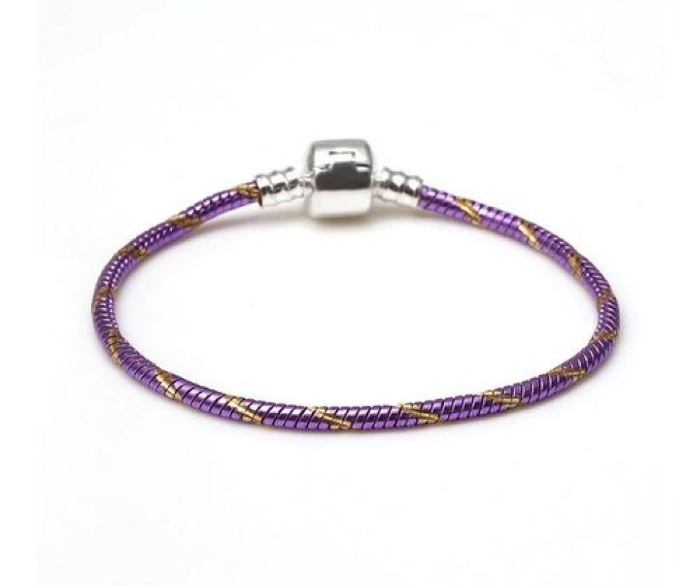 Pulsera Clip Europea 19 cm Cierre liso N°27-02