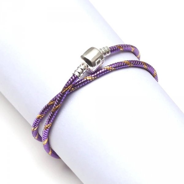 Pulsera Clip Europea 19 cm Cierre liso N&deg;28-02